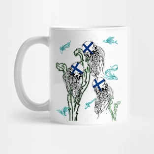 Finland Jellyfish Mug